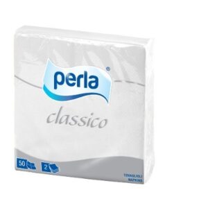 Servieti 2 slojni BELI 33X33CM